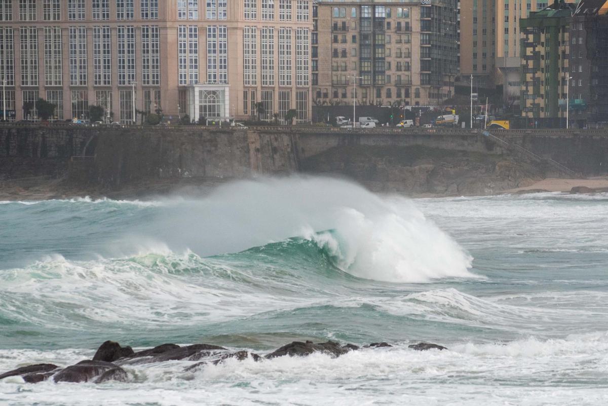 Borrasca Ingrid en A Coruña