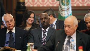 Reunión de los ministros de Exteriores de la Liga Árabe en El Cairo en 2012. 