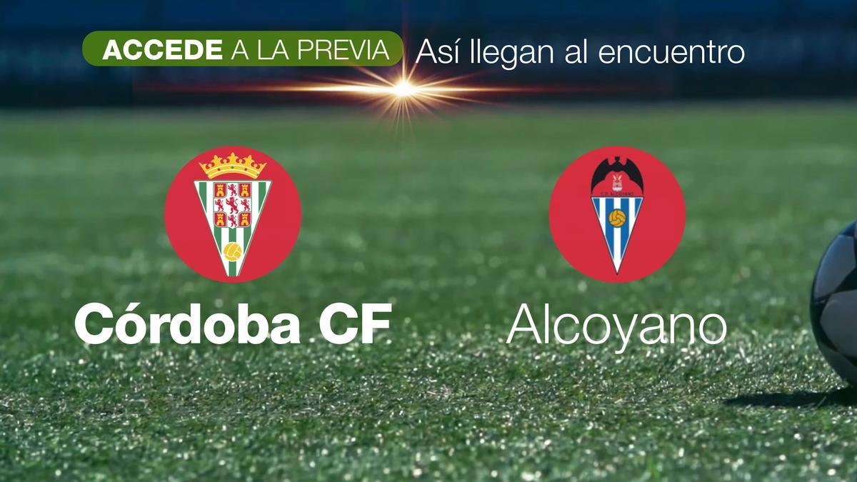 Córdoba CF-Alcoyano, así llegan al encuentro.