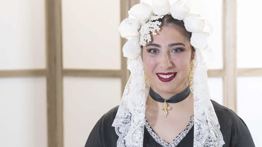 Verónica Sánchez Tajuelo, candidata de la Hoguera La Condomina