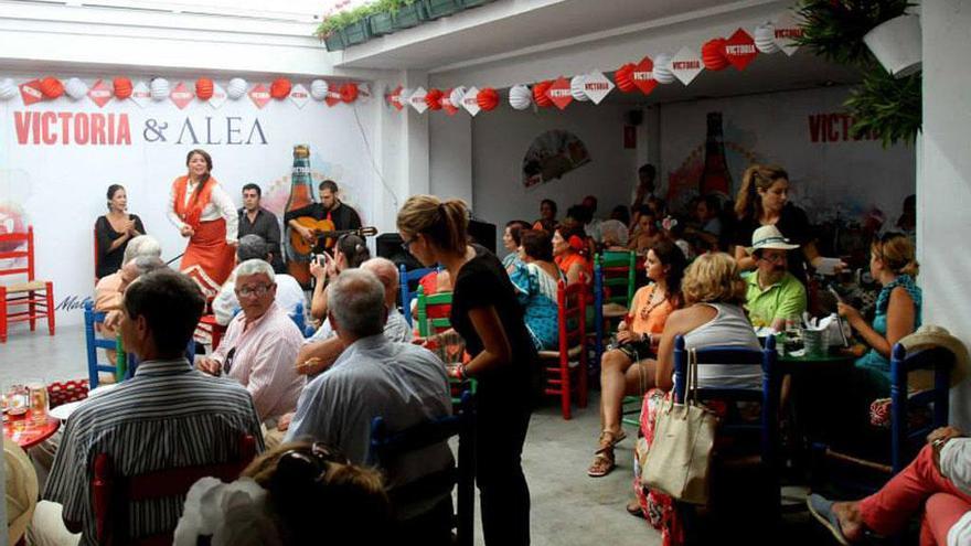 Caseta de la Feria de Málaga.