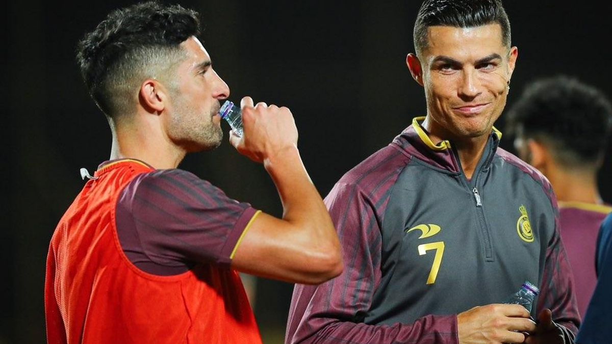 Álvaro González y Cristiano Ronaldo.