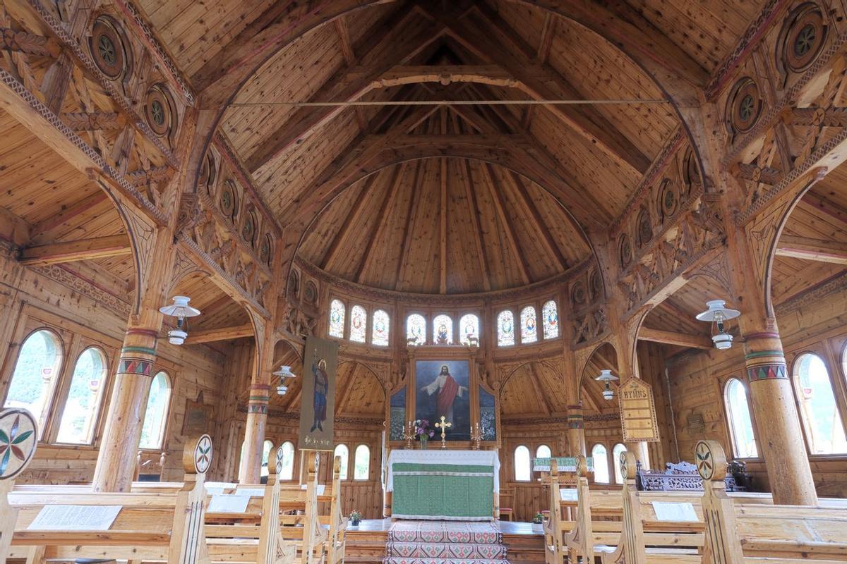 Iglesia De San Olaf de Balestrand, Noruega