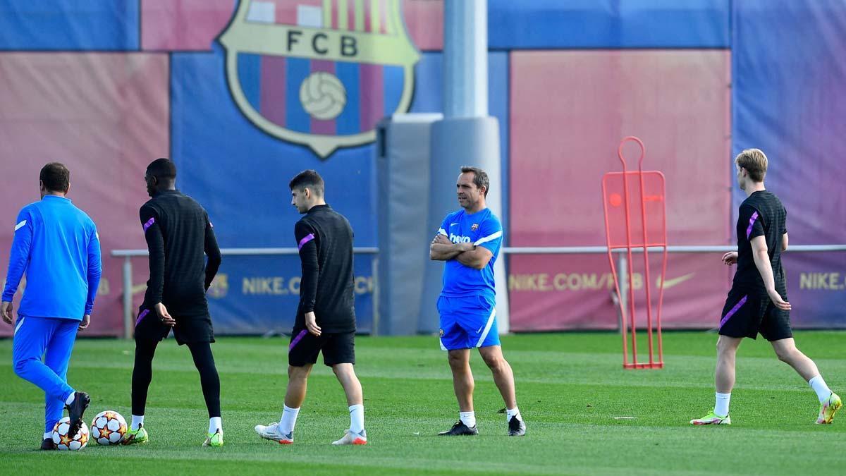 El Barça prepara el partido contra el Dinamo de Kiev