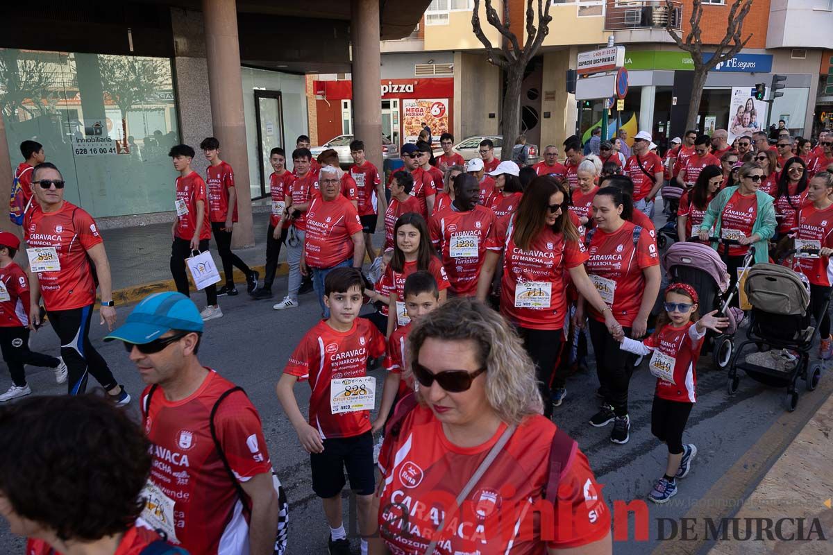 Marcha de la ONG Delwende en Caravaca