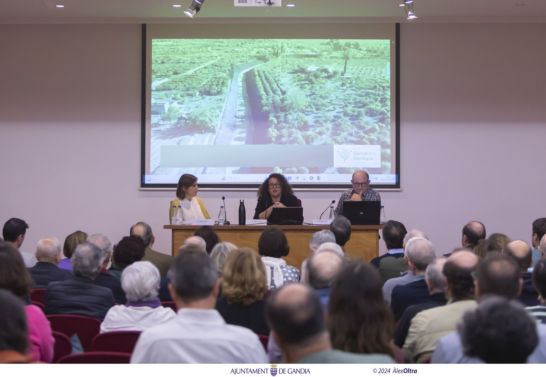 Presentación del plan del Barranco de Beniopa