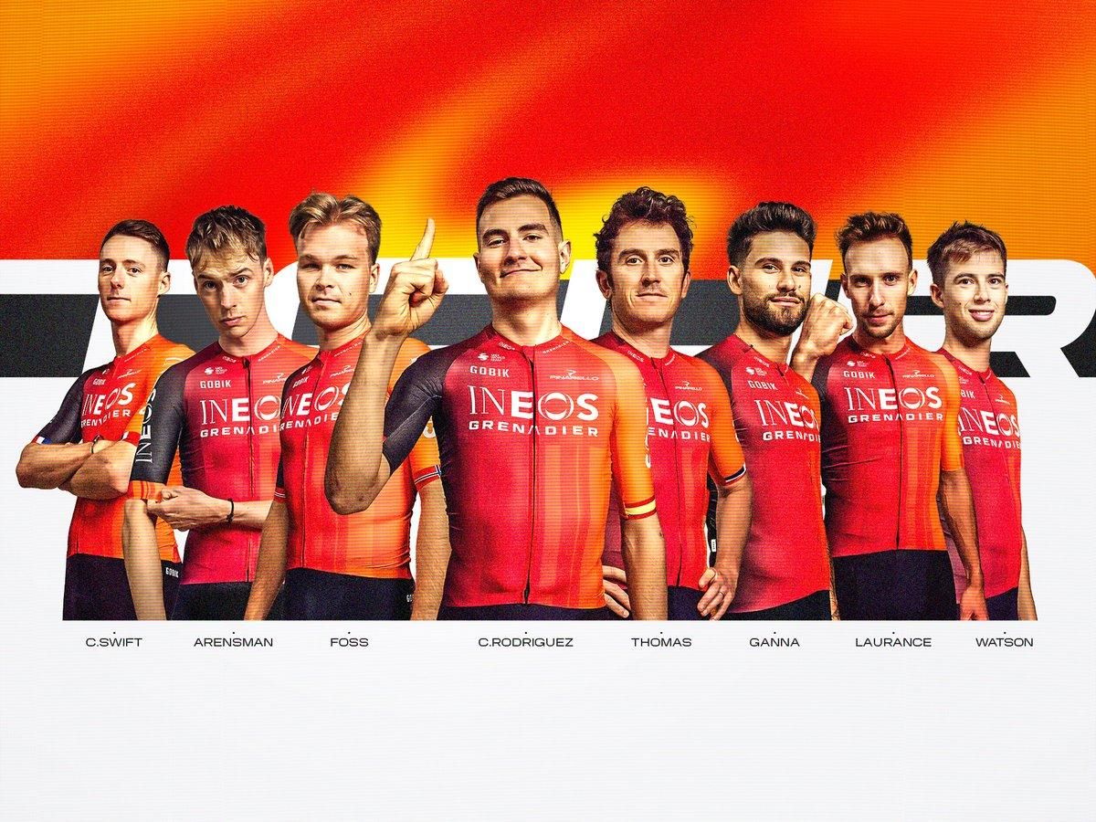 La alineación del Ineos.