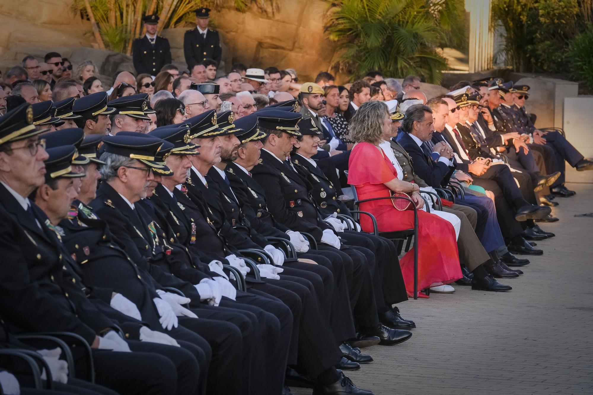 27-09-2024 SAN BARTOLOMÉ DE MASPALOMAS. Acto por el Día de la Policía Nacional, junto al Faro de Maspalomas  | 27/09/2024 | Fotógrafo: Andrés Cruz