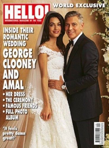 El vestido de novia de Amal Alamuddin, la mujer de George Clooney