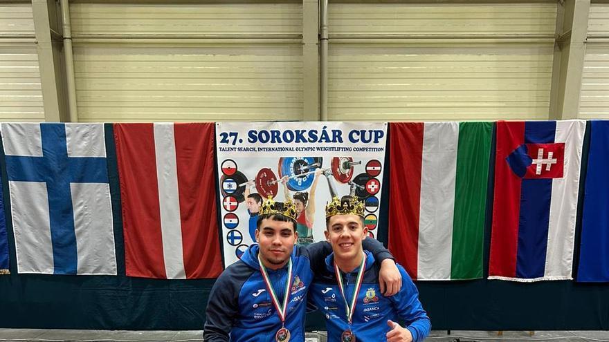 Larramendi y Granado ganan la Copa Soroksár de halterofilia en Hungría