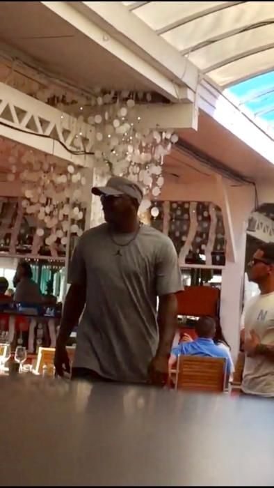 Michael Jordan, en Ibiza.