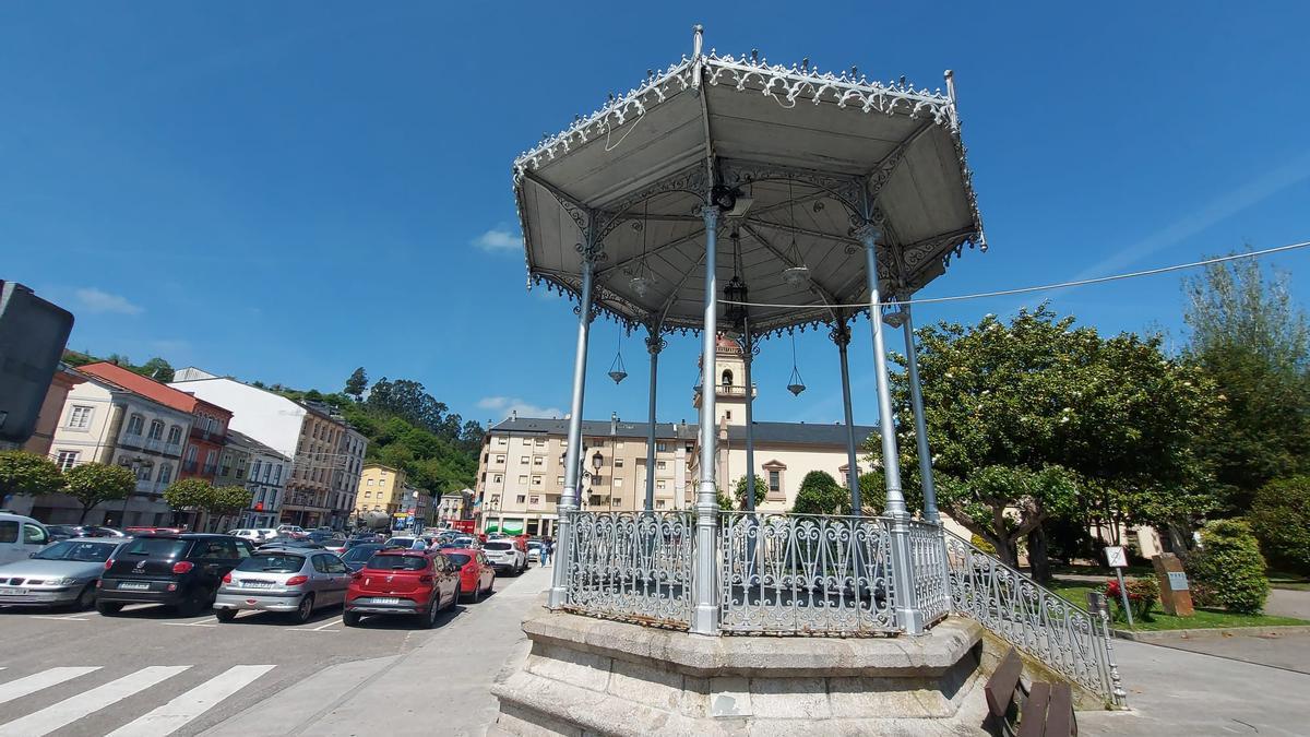 Quiosco de la música de Vegadeo.