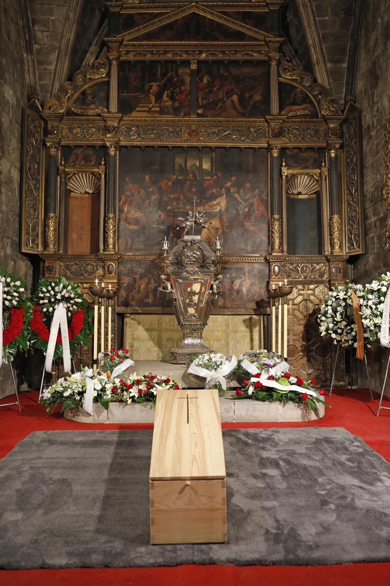 La Catedral de Girona s'omple per acomiadar Francesc Pardo