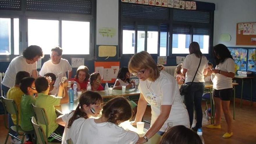 Campamento nocturno de lectura para los escolares en Logrosán