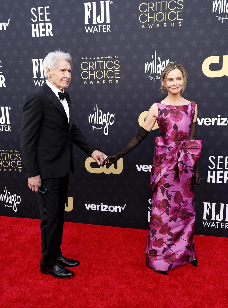 Harrison Ford and Calista Flockhart, muy enamorados