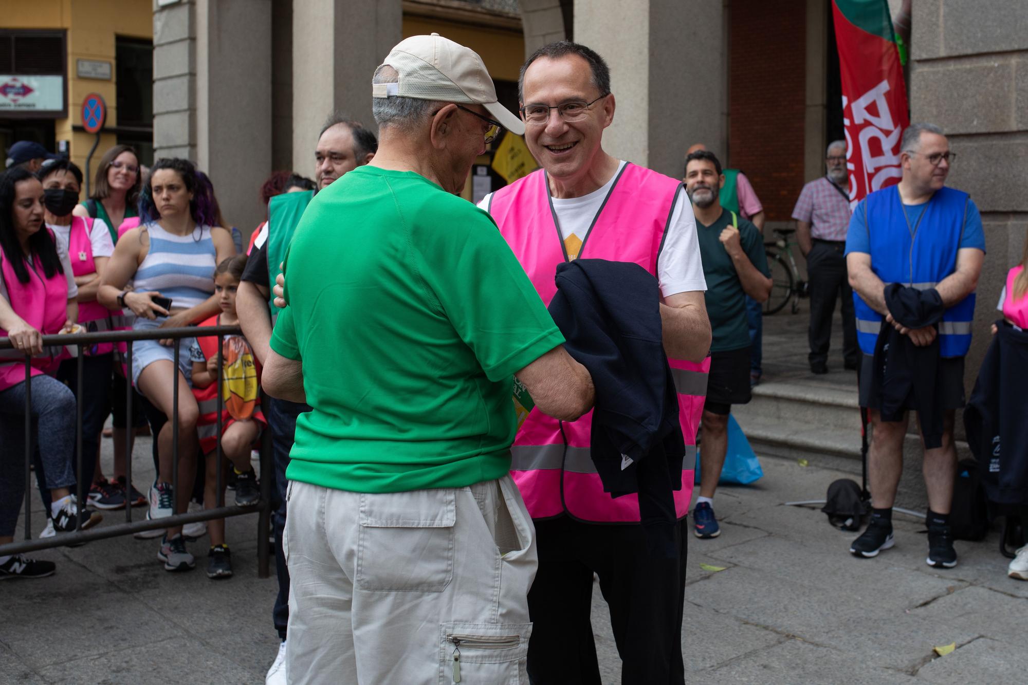 Marcha solidaria a favor de pacientes oncológicos de Zamora organizada por Azayca