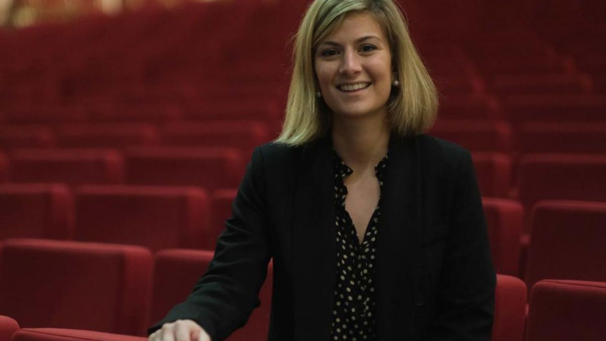 Alba Albert, fotografiada al Teatre El Jardí