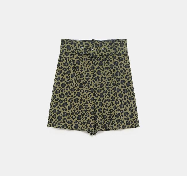 Las bermudas con estampado de leopardo, de Zara