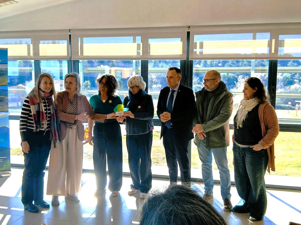 Entrega del reconeixement.