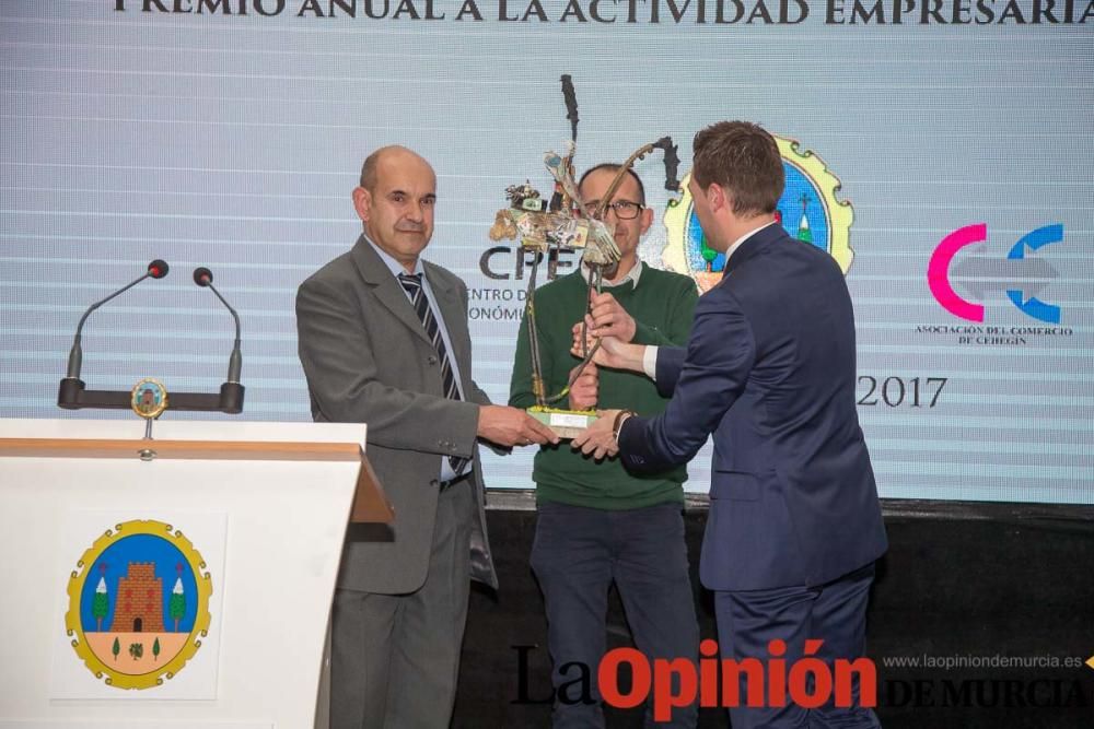 Gala premio a la Actividad empresarial en Cehegín