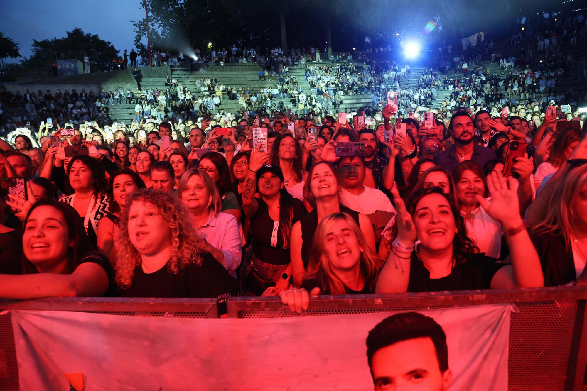Concierto de Luis Fonsi en el parque de Santa Margarita, en el ciclo Son do Nordés