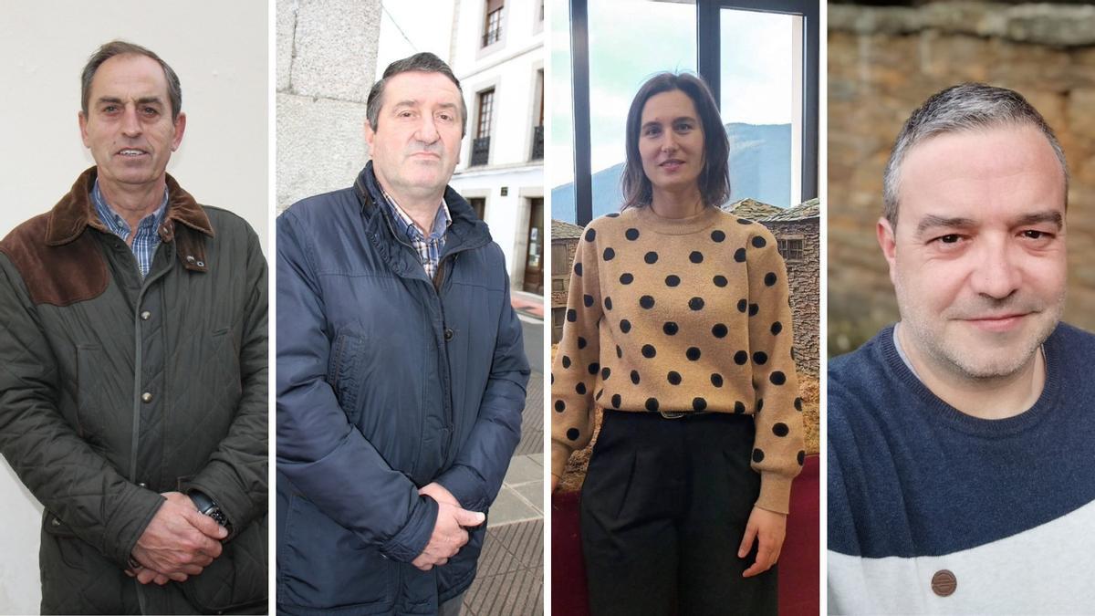 Por la izquierda, Eustaquio Revilla, José Antonio Barrientos, Lucía Villanueva e Iván Rodríguez.