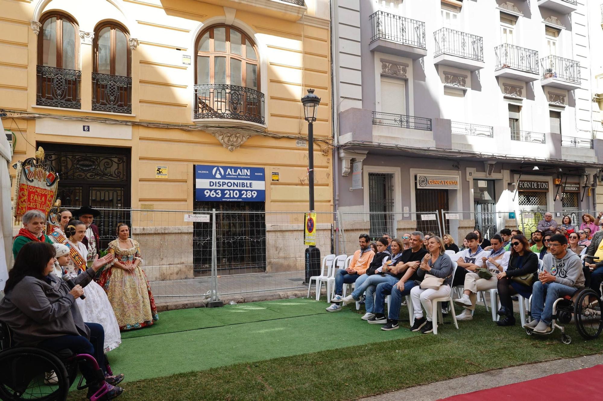 Homenaje de la Falla Castellón-Segorbe al deporte paralímpico