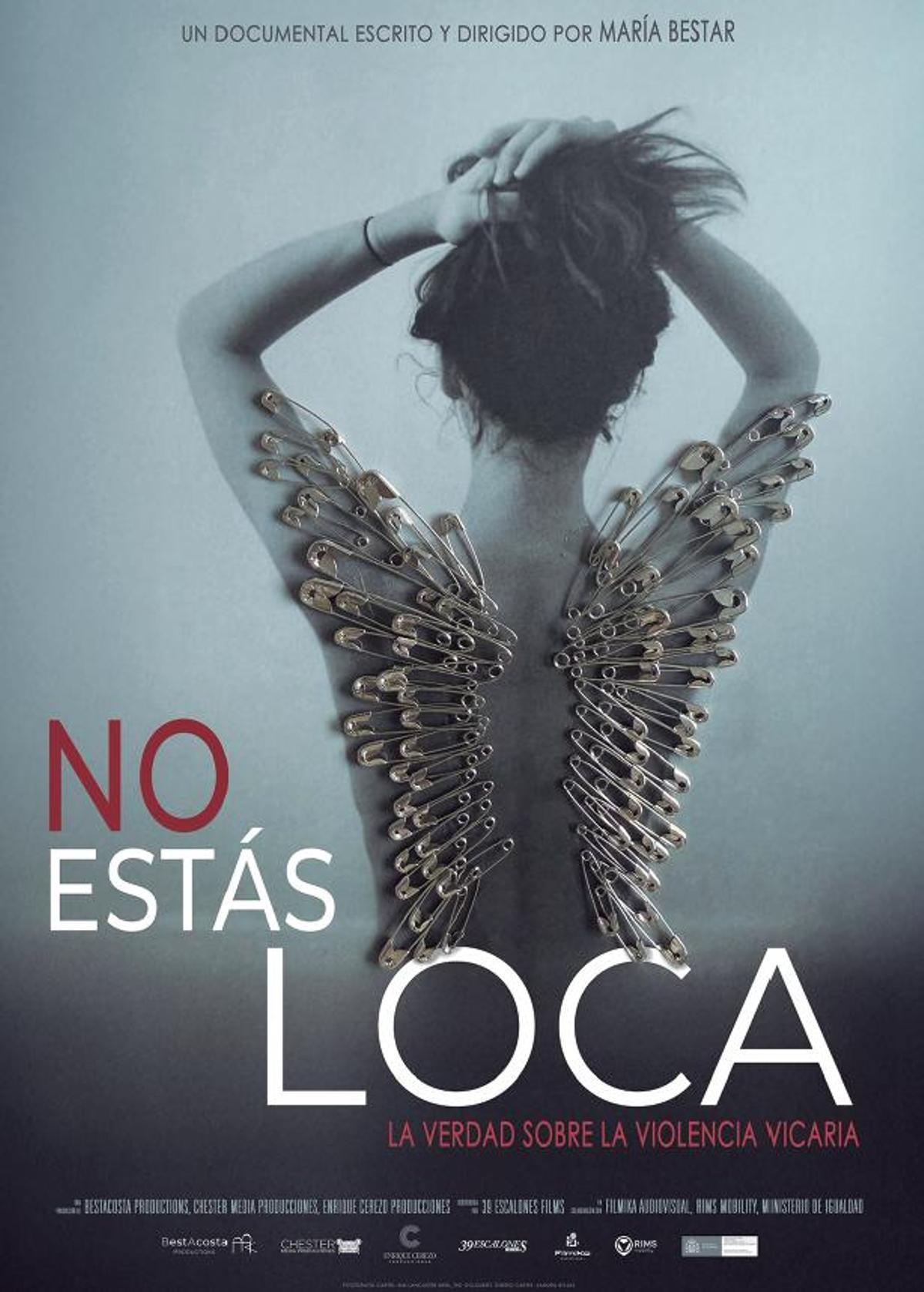 Cartel promocional del documental 'No estás Loca. La verdad sobre la violencia vicaria'.