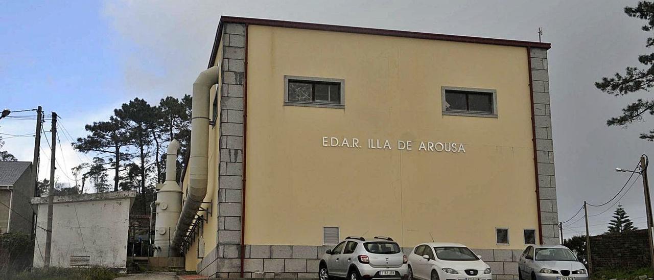 Estación Depuradora de Augas Residuais de A Illa de Arousa, situada en Testos. |   // NOÉ PARGA