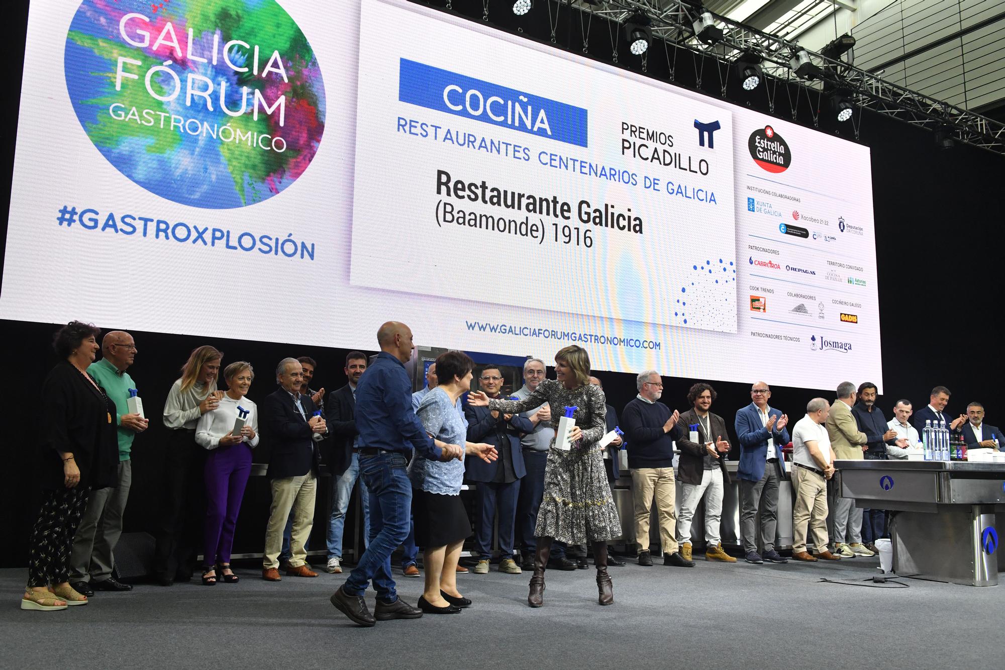 Entrega de los Premios Picadillo en el Fórum Gastronómico de A Coruña
