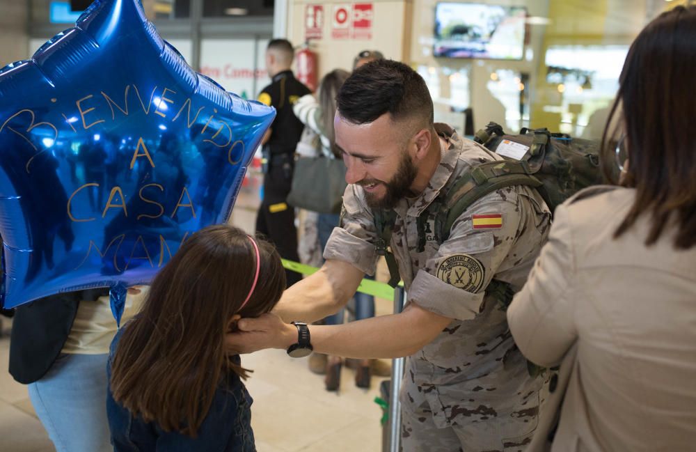 Regreso de militares en misión en Irak