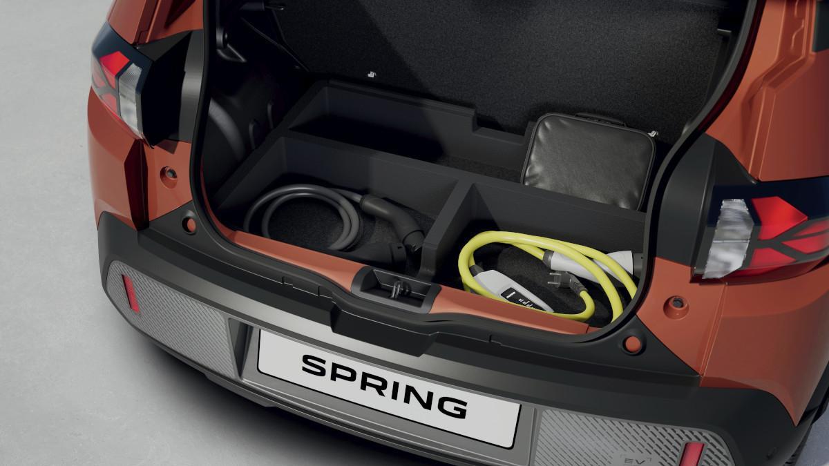 Maletero del Dacia Spring
