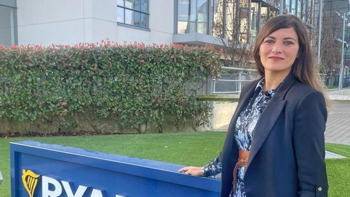 Elena Cabrera, portavoz de Raynair en España y Portugal.