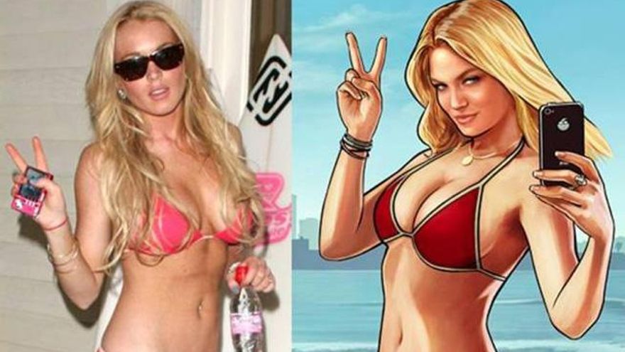 Comparativa entre Lindsay Lohan y la supuesta usurpación de su identidad.