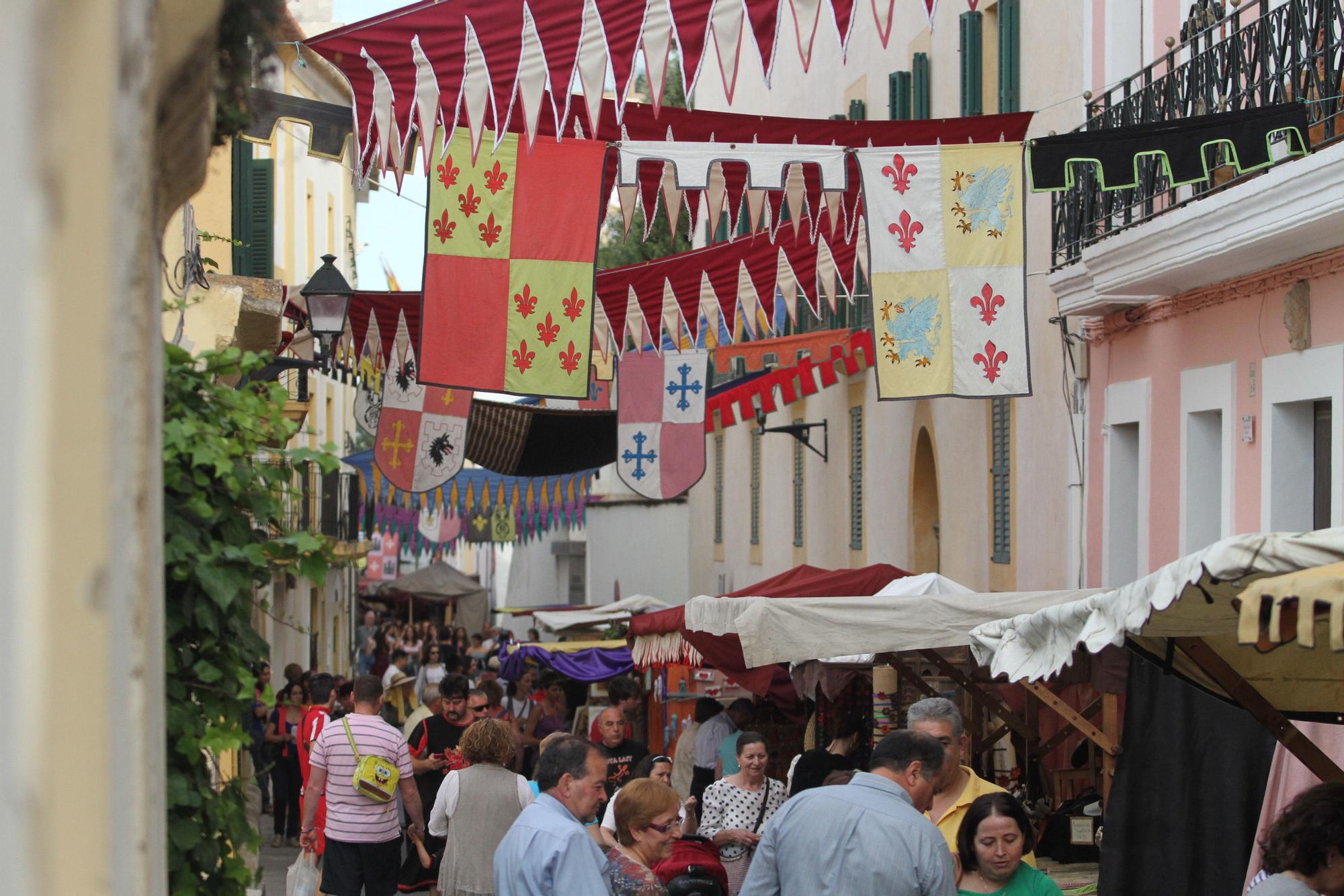 Edición de 2013 de la Feria Medieval de Ibiza.