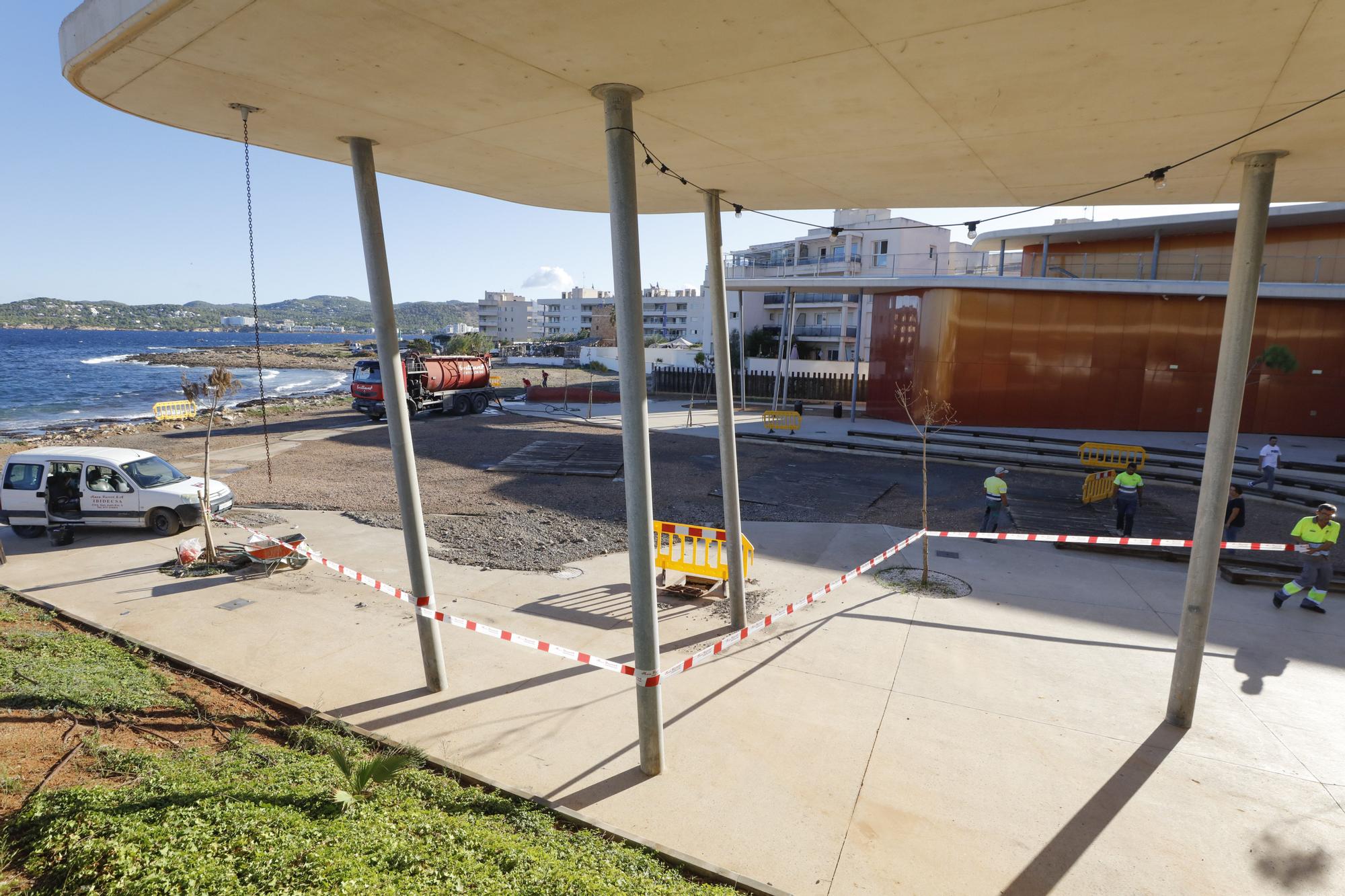 Abaqua instalará de emergencia una nueva tubería en el Caló de s’Oli para evitar vertidos en Ibiza