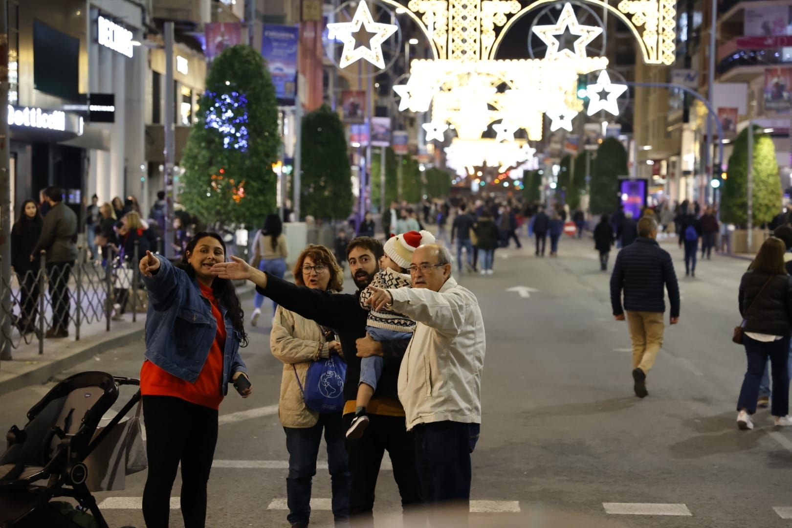 La peatonalización de la zona centro de Alicante vuelve por Navidad