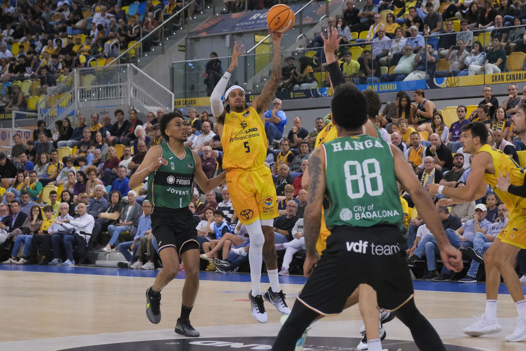 El partido CB Gran Canaria-Joventut, en imágenes