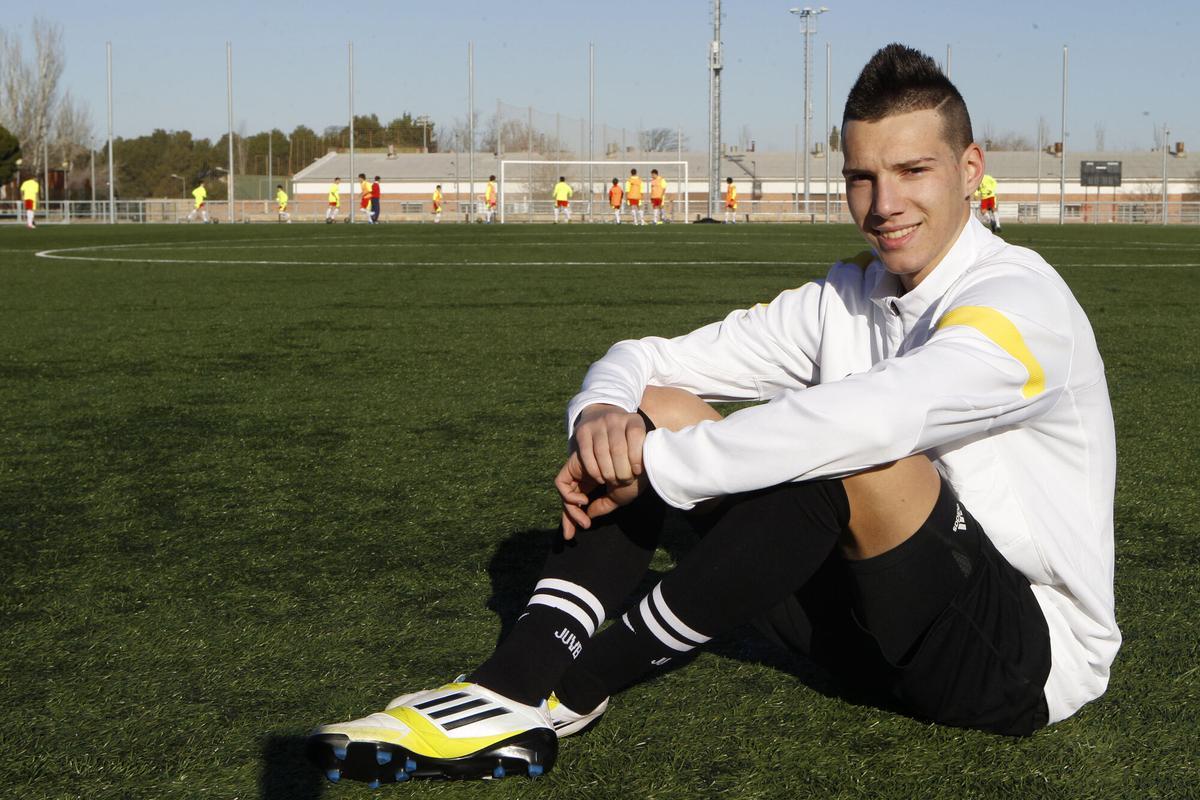 Héctor Otín en 2012 cuando era jugador de la Juventus