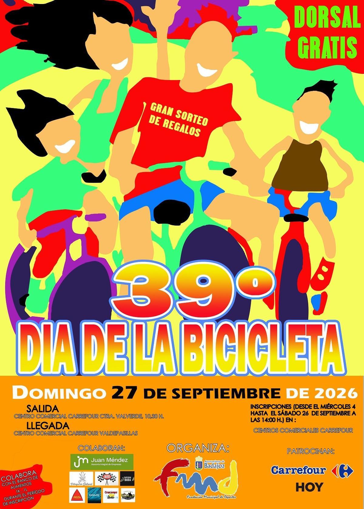 Cartel del Día de la Bicicleta 2026.