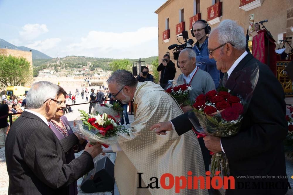 Ofrenda de flores en Caravaca