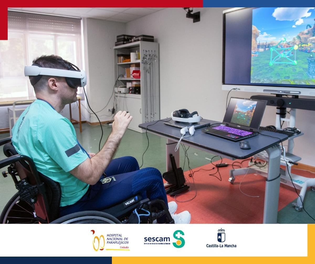 En el simposio celebrado en Toledo se presentó también un sistema para la rehabilitación de los miembros superiores de personas con lesión medular cervical