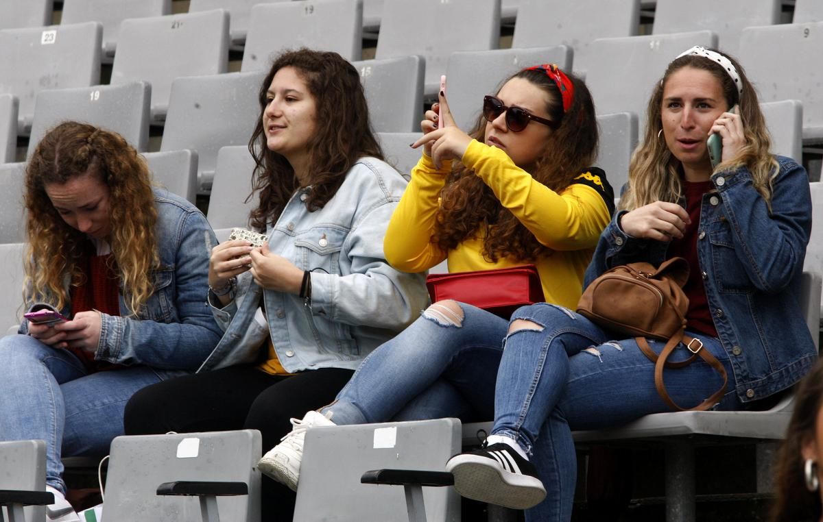 La afición cordobesista en el partido contra el Mallorca