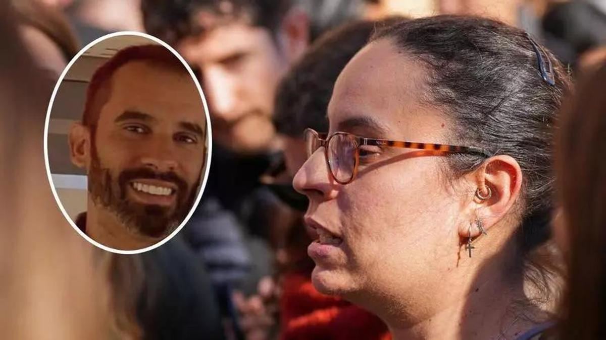 María del Mar Fadón, hermana de Agustín que aparece en la foto.