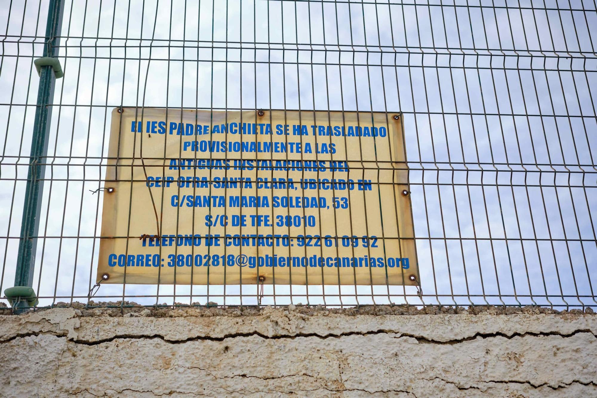 Estado del antiguo IES Padre Anchieta