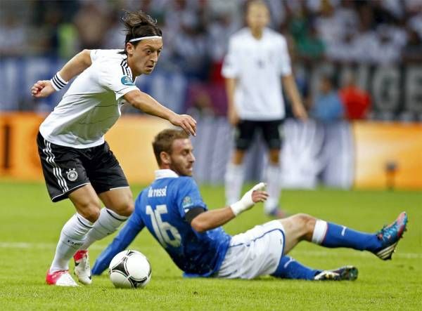 El partido Alemania-Italia, en imágenes