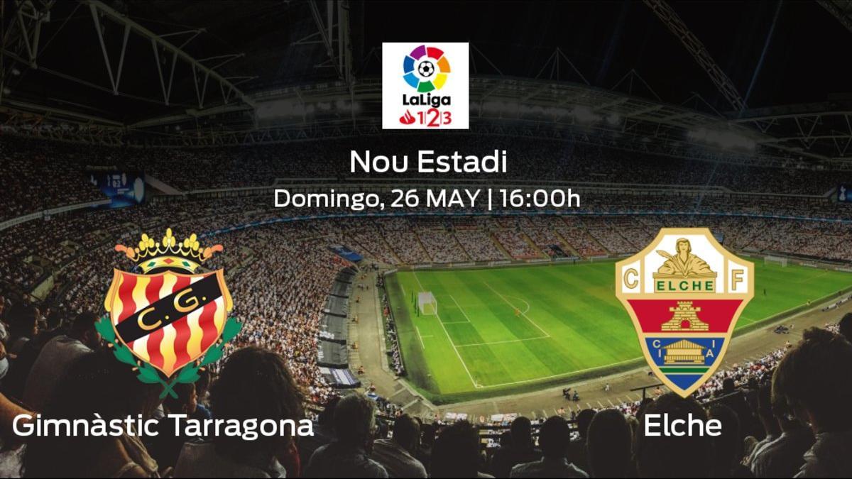 Previa del partido: el Gimnàstic Tarragona recibe en el Nou Estadi al Elche
