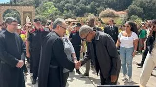 Los Obama y los Spielberg visitan por sorpresa el monasterio de Montserrat