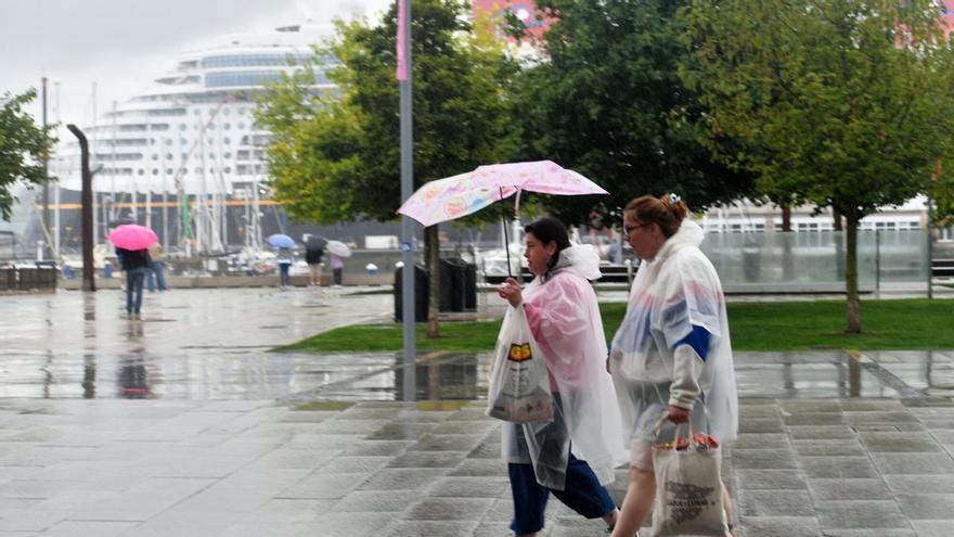 Las lluvias regresan este martes a A Coruña
