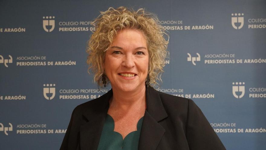 Isabel Poncela, nueva presidenta decana de Periodistas de Aragón.